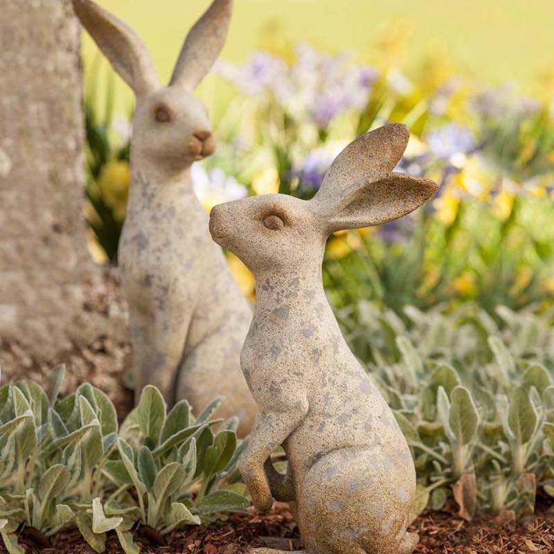 Tall Sitting Bunny Sculpture