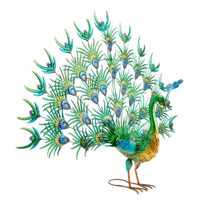 STANDING PEACOCK