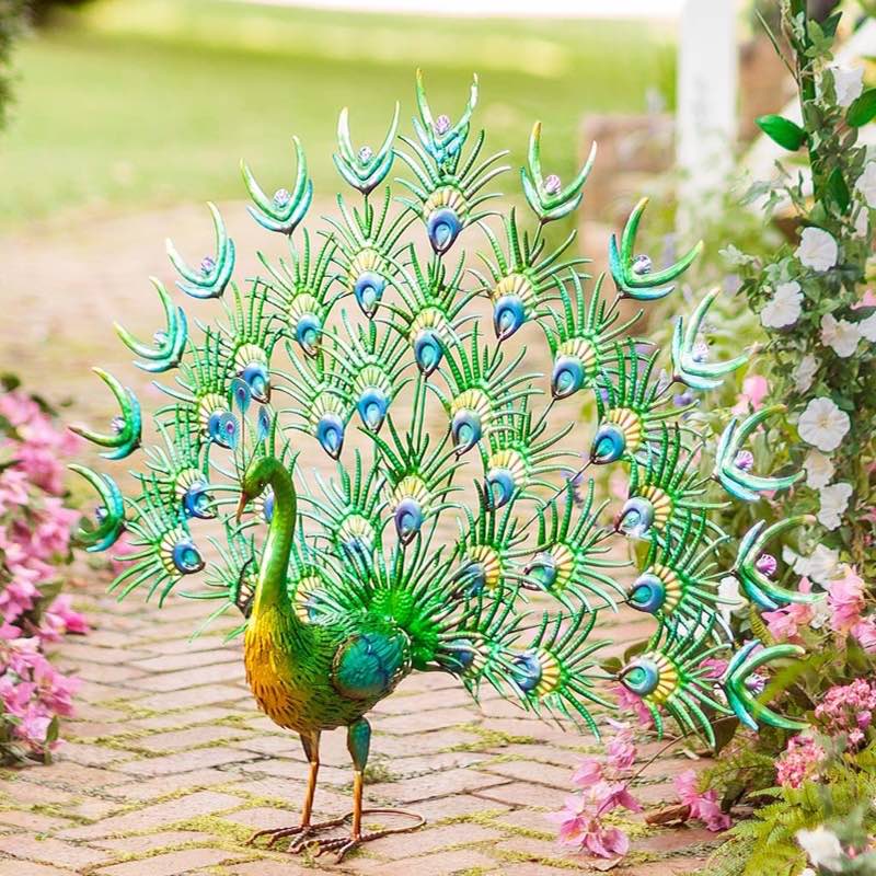 STANDING PEACOCK