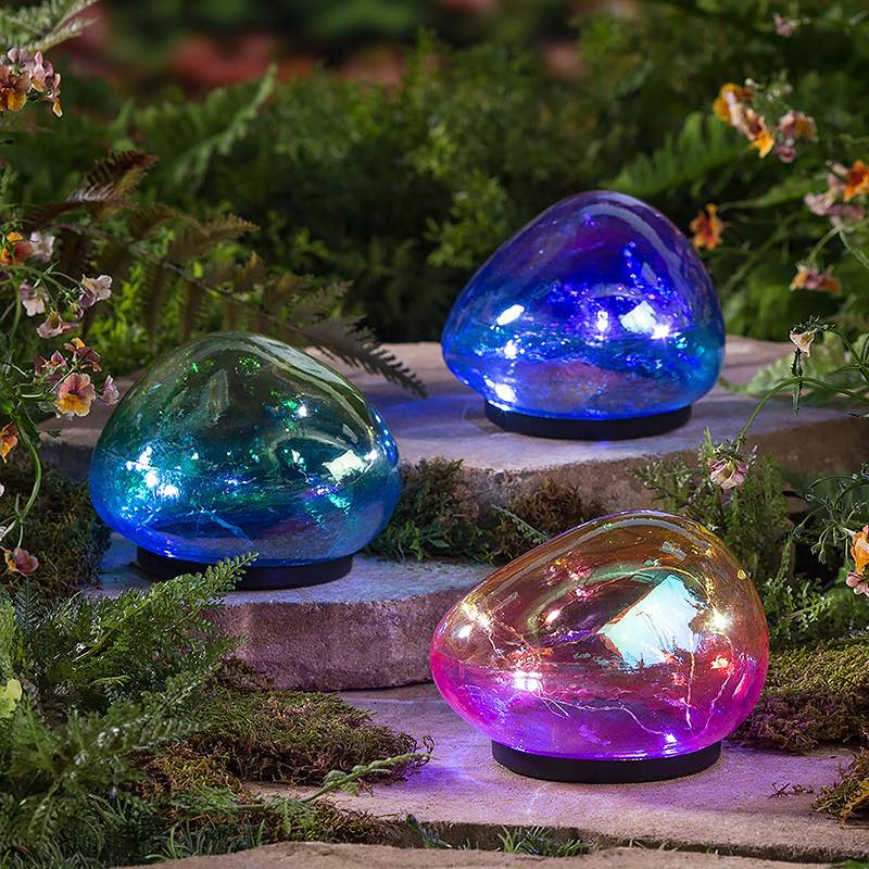 Solar Glass Garden Globes