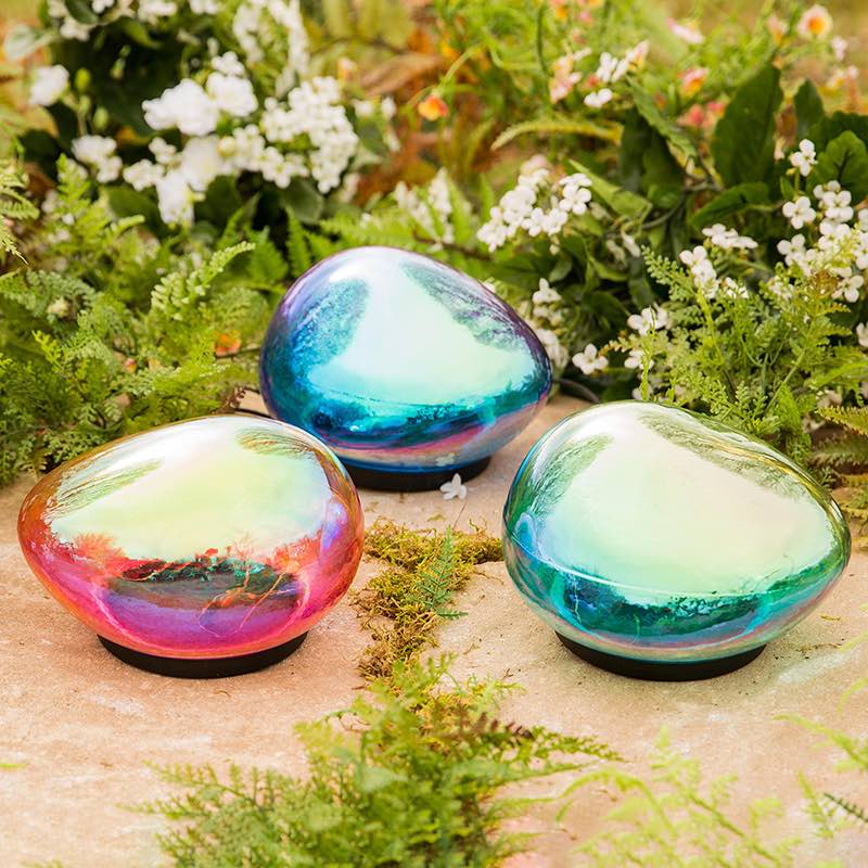 Solar Glass Garden Globes