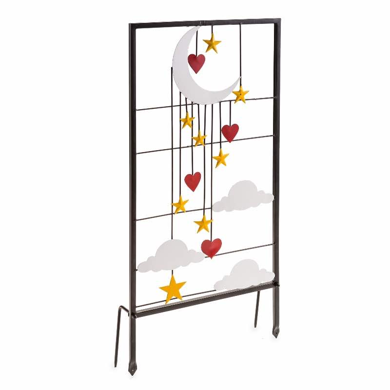 Stars and Hearts Garden Trellis