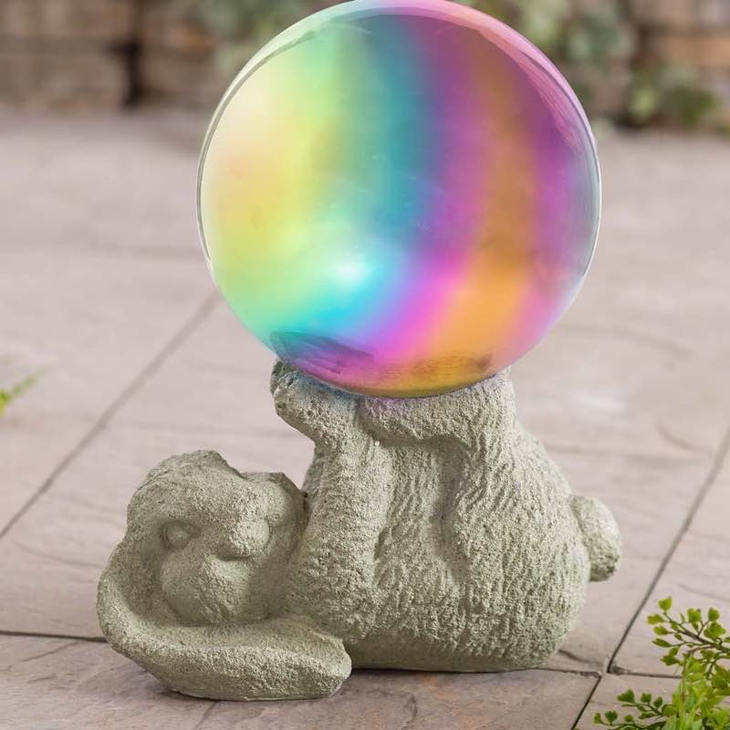 Bunny Gazing Ball Holder