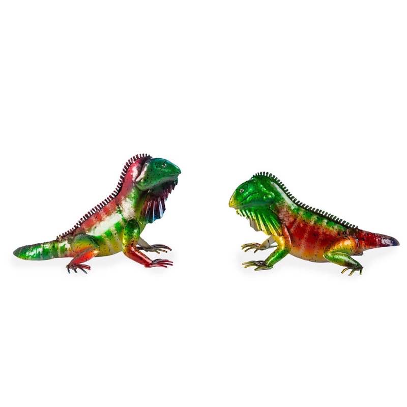 Iguana Statues, Set of 2