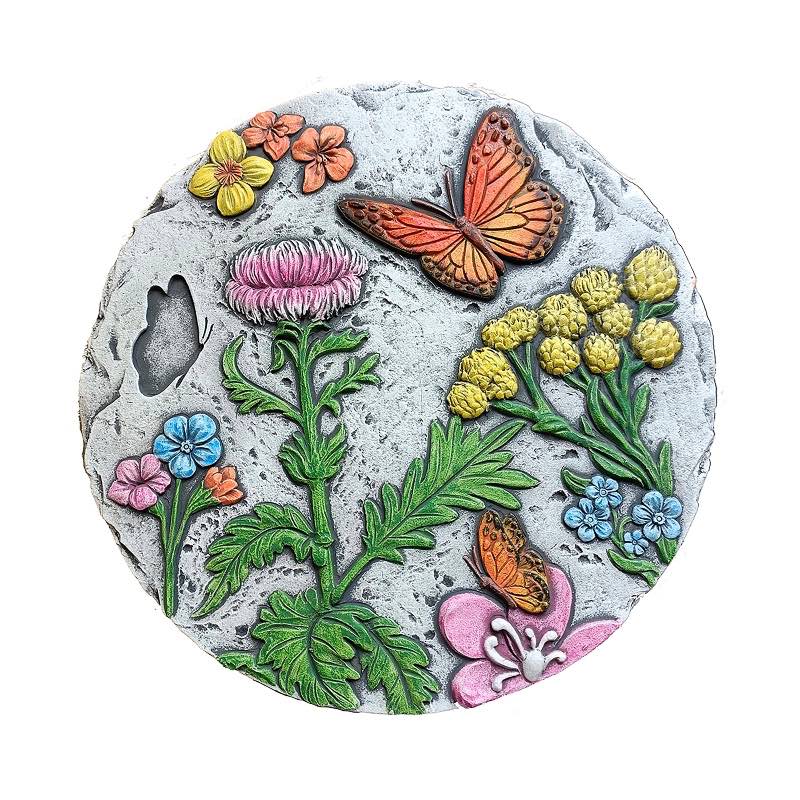 Wildflowers and Butterflies Garden Stepping Stone