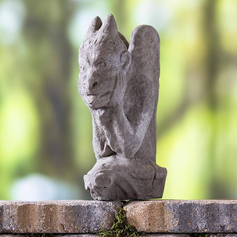 Gargoyle Cast Stone Statue with Tongue Out