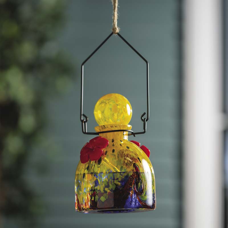 Glowing Bell Hummingbird Feeder