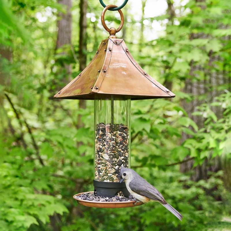 Palazzo Copper Bird Feeder