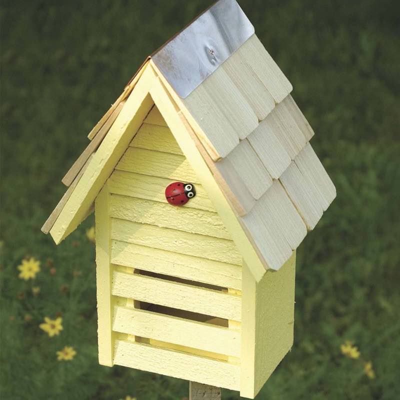 Wooden Ladybug House