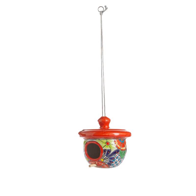 Hanging Talavera Bird House