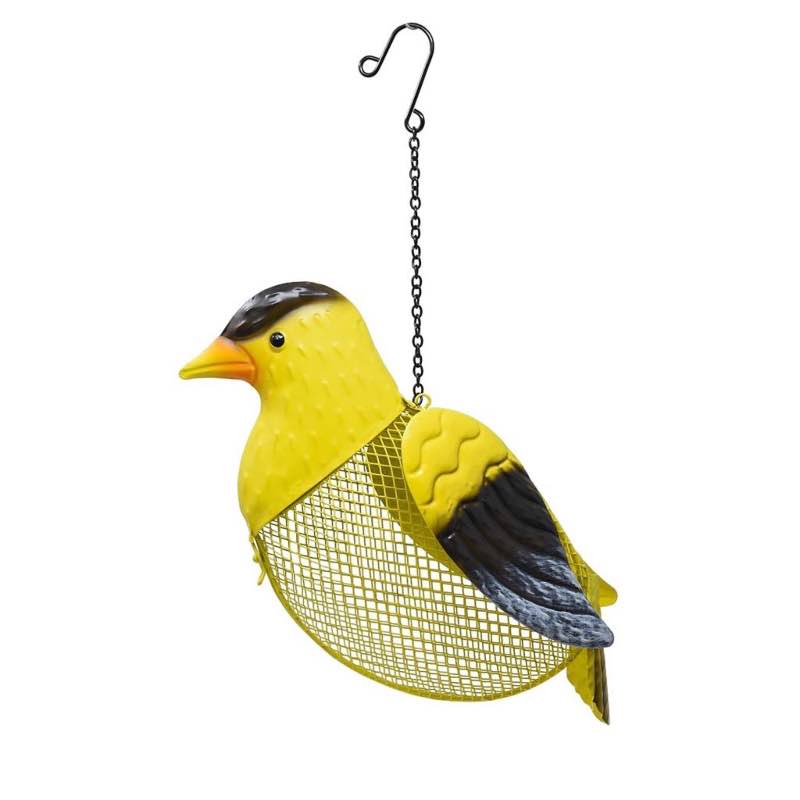 Whimsical Hanging Mesh Goldfinch Bird Feeder