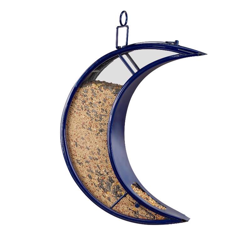 Blue Moon Clear Bird Feeder