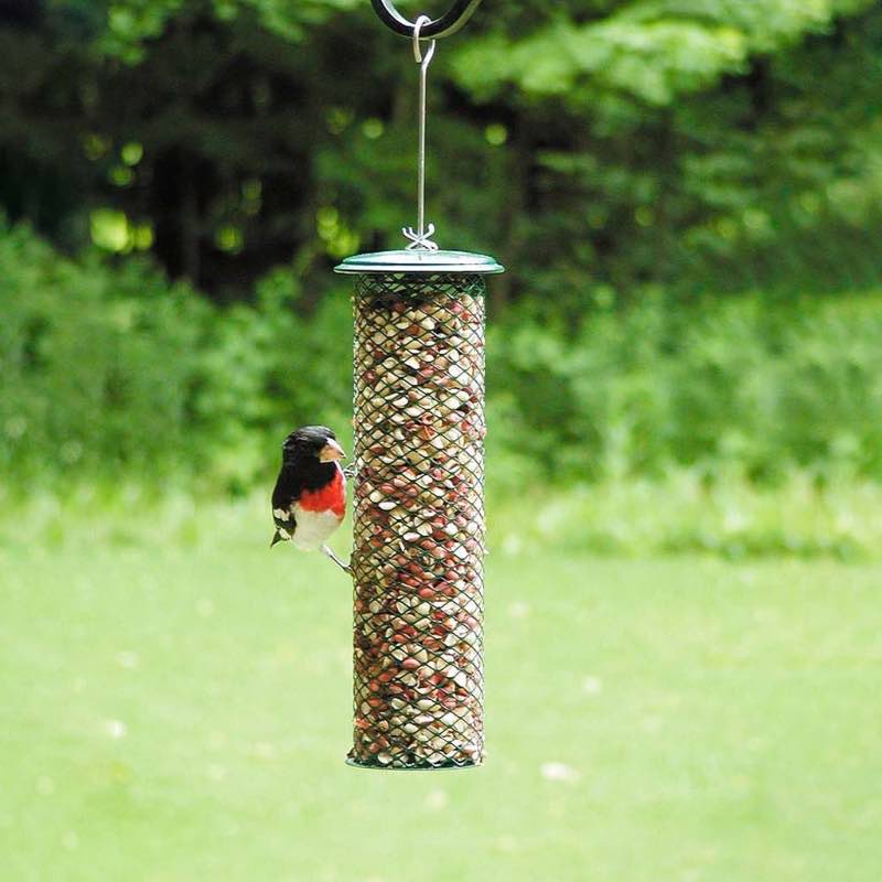 Magnet Mesh Cylindrical Bird Feeder