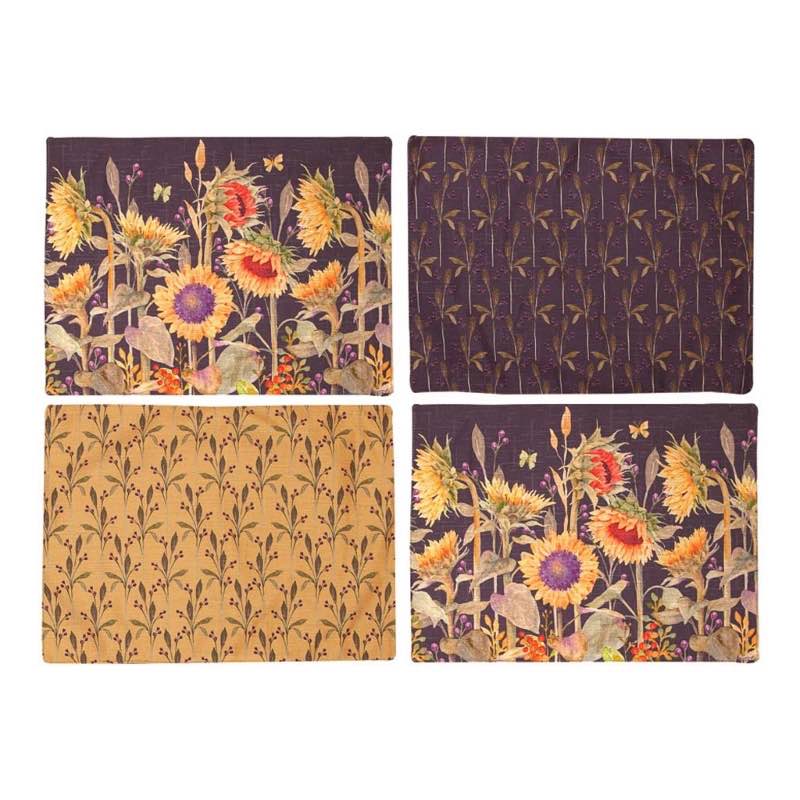 Sunflower Placemats, Set of 4