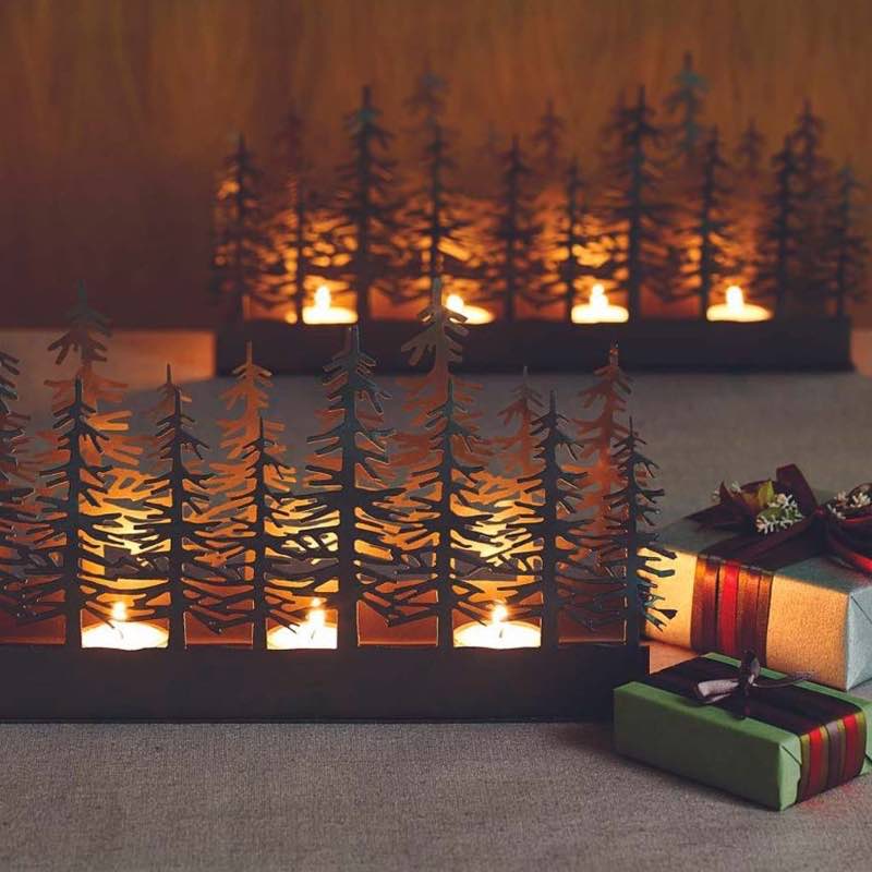 Nordic Trees Tealight Holder