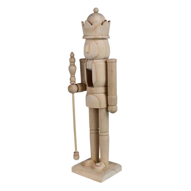 Unfinished Wood Nutcracker