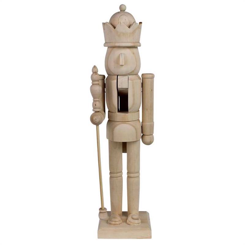 Unfinished Wood Nutcracker