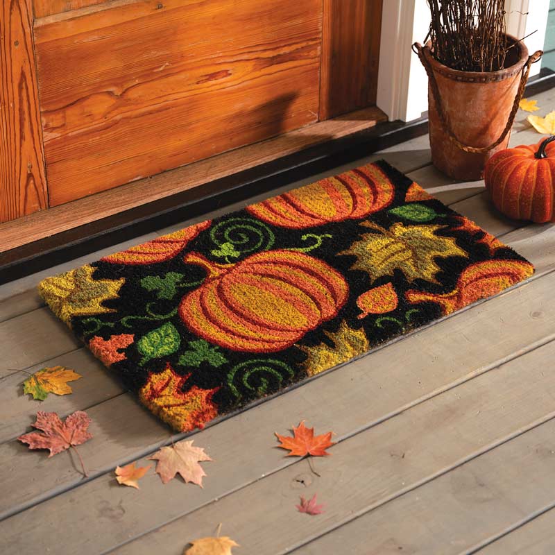 Pumpkin Patch Coir Mat