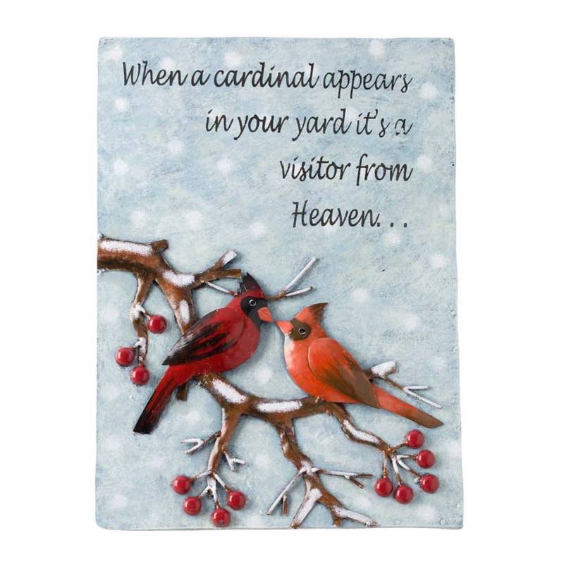 Cardinal Metal Wall Art