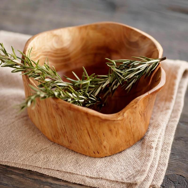 Hand-Carved Root of Earth Bowl, Small