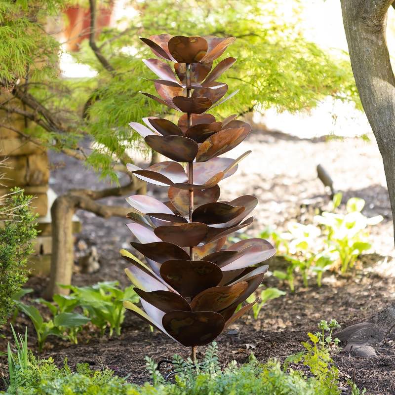 Large Metal Pinecone Garden Sculpture