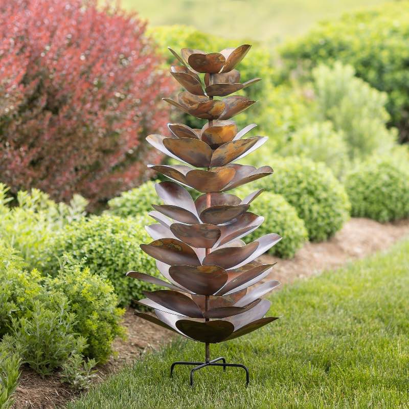 Large Metal Pinecone Garden Sculpture