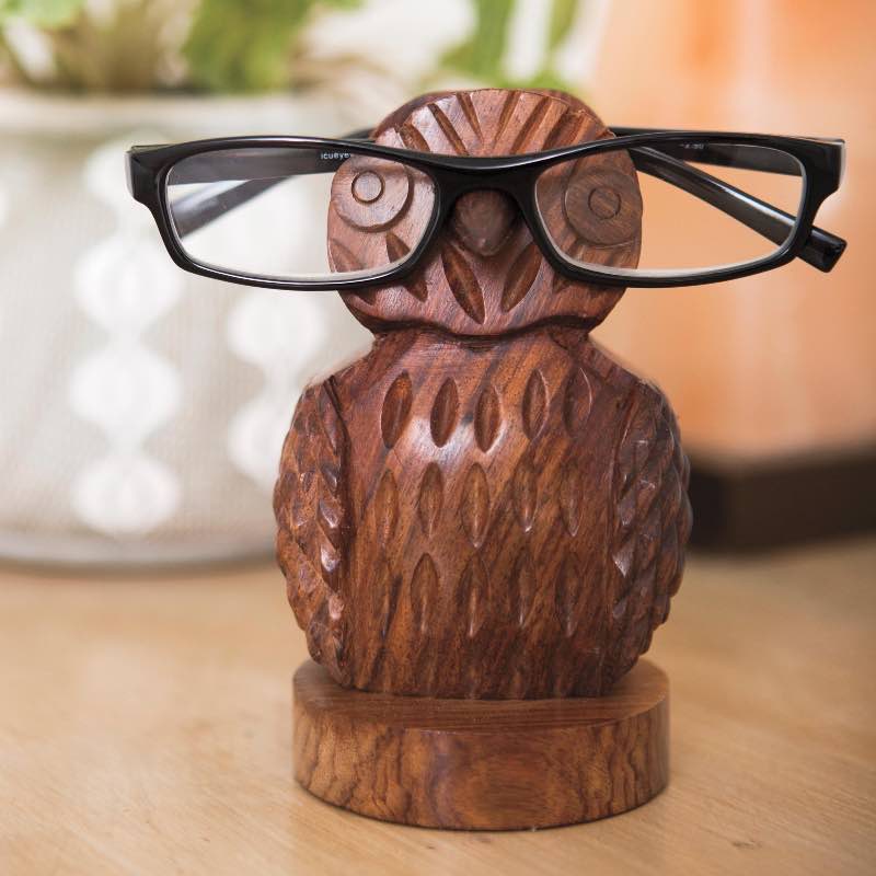 OWL EYEGLASS HOLDER