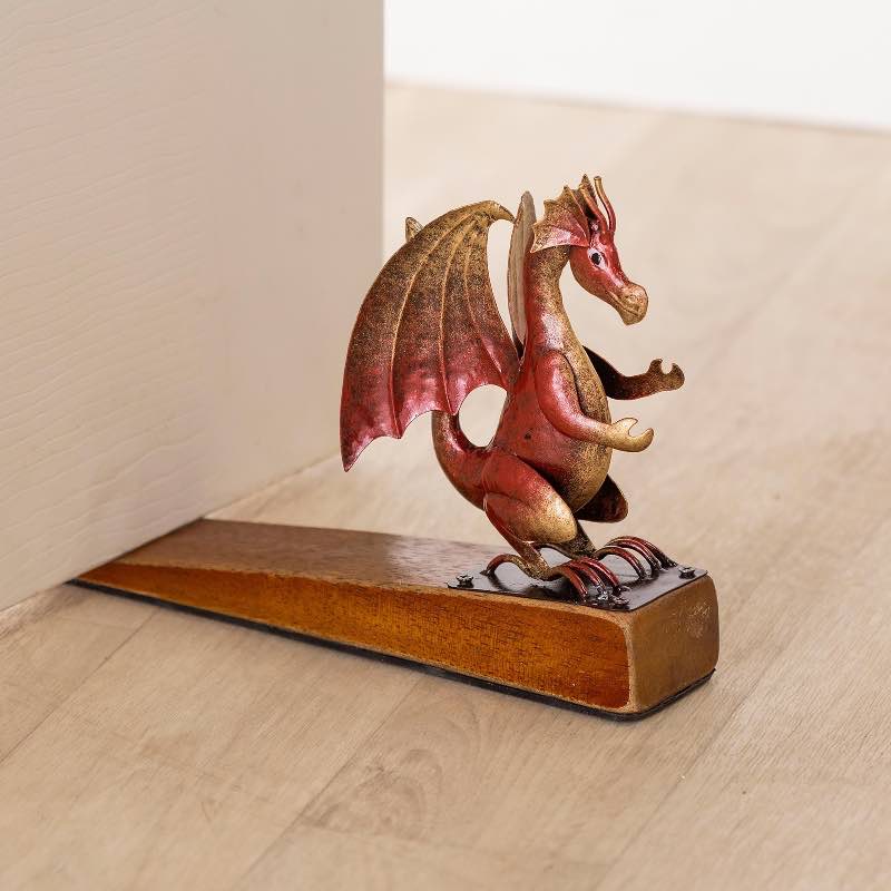 Handcrafted Dragon Door Stopper