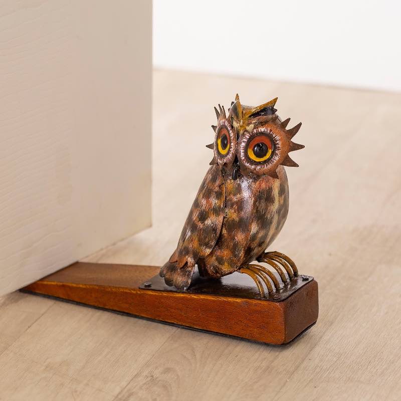 Handcrafted Owl Door Stopper