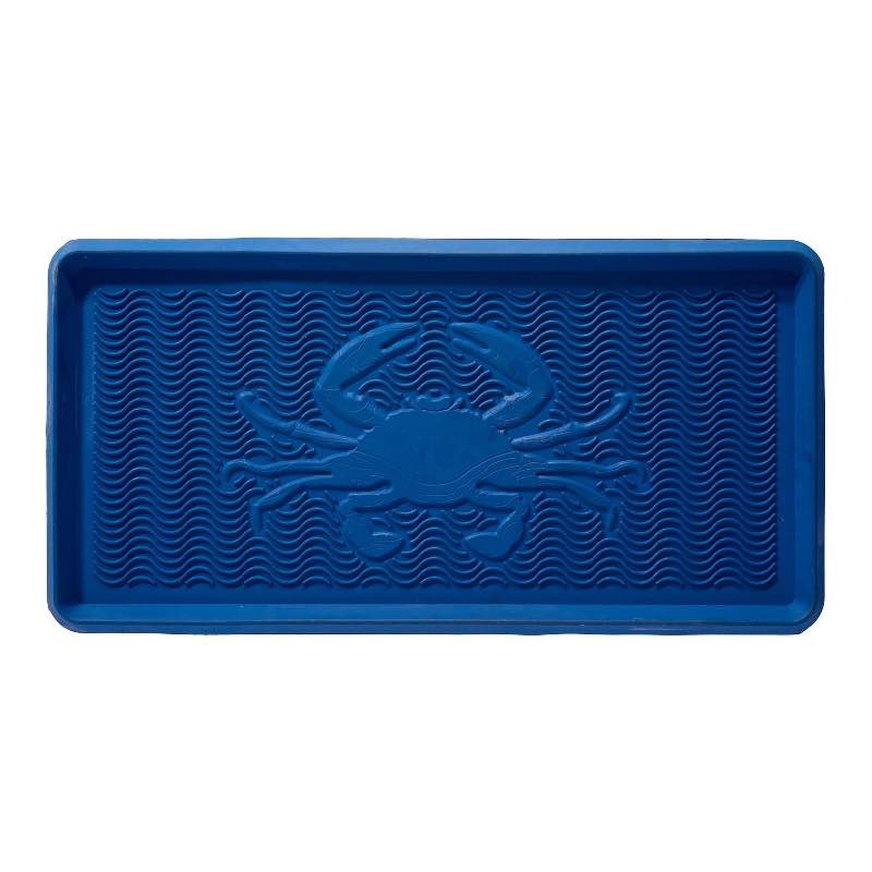 Blue Crab Rubber Boot Tray