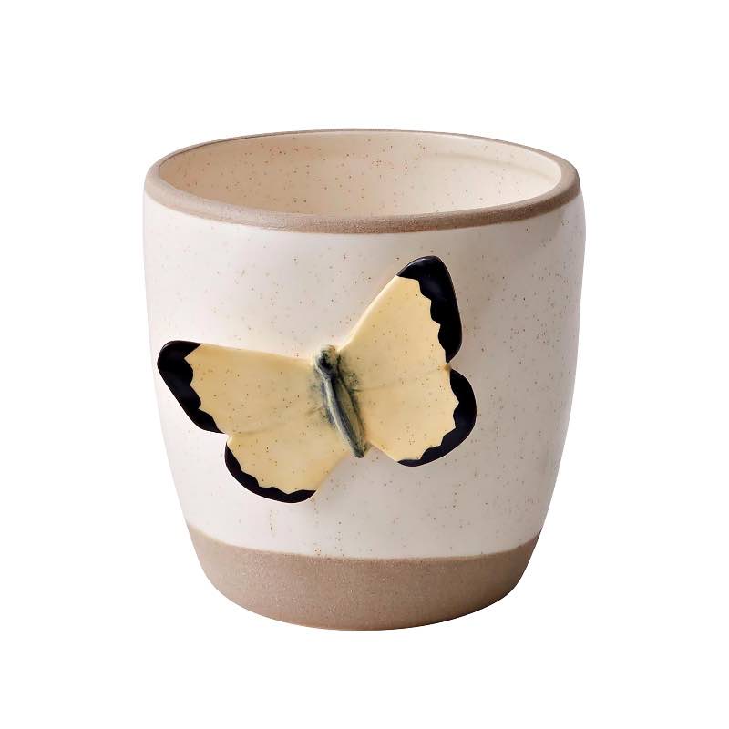 Ceramic Butterfly Pot