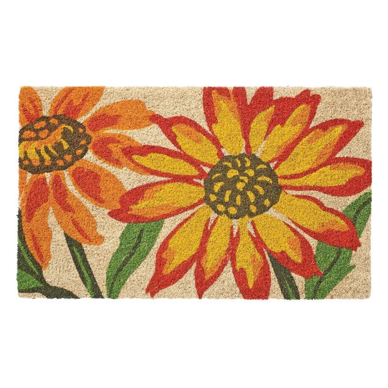 Blanket Flower Coir Doormat