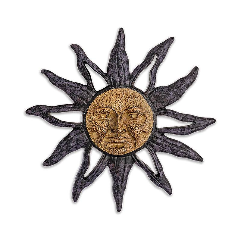 Handcrafted Metal Sun Wall Art