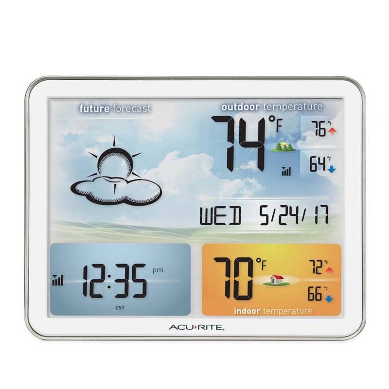 Jumbo Color Display Weather Station with Wireless Outdoor Remote