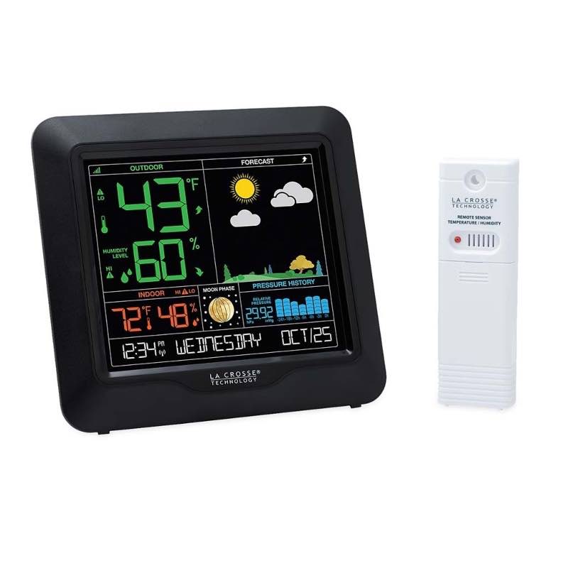 Wireless Color Weather Forecaster with Moon Phase