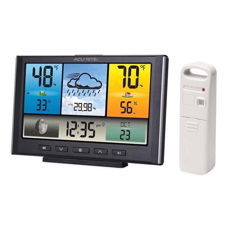 AcuRite Digital Weather Station/Weather Clock with Color Display