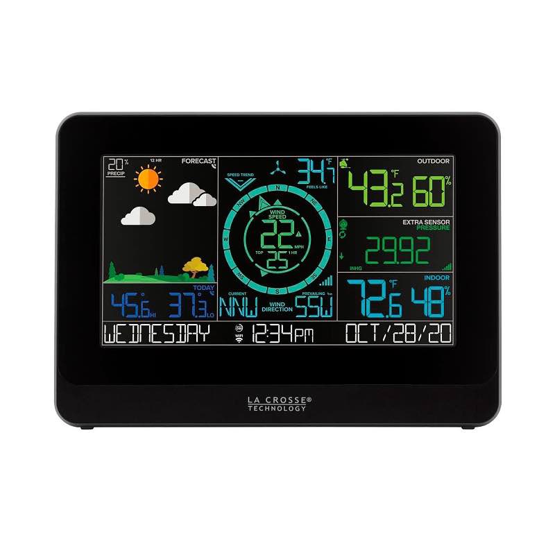 All-in-One Wireless Wifi Weather Station with Wind Monitoring