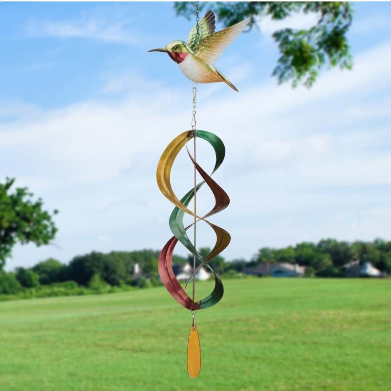 Hummingbird Hanging Wind Spinner