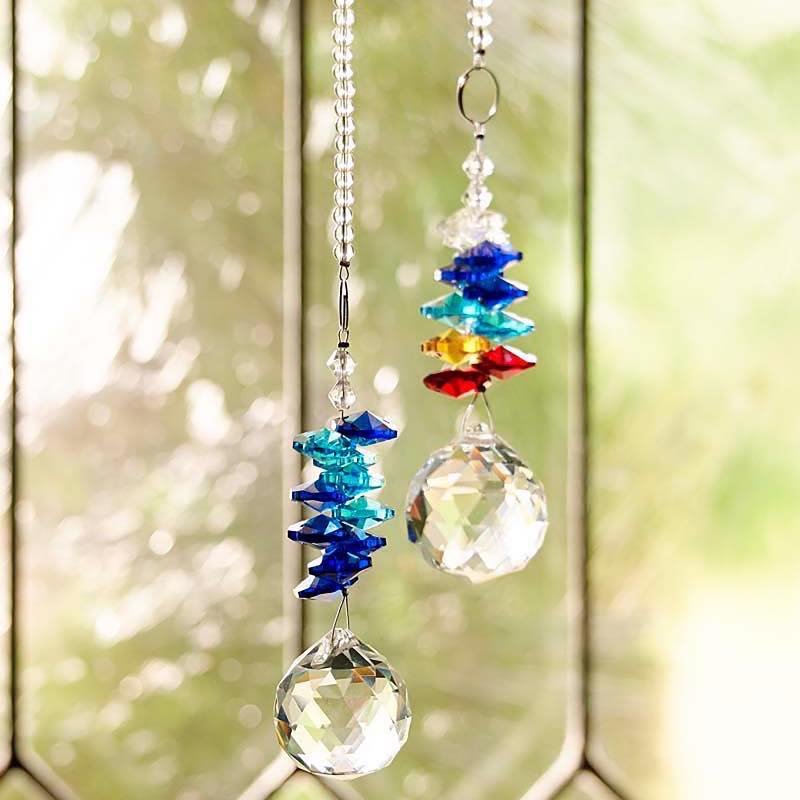 Crystal Suncatcher - Blue