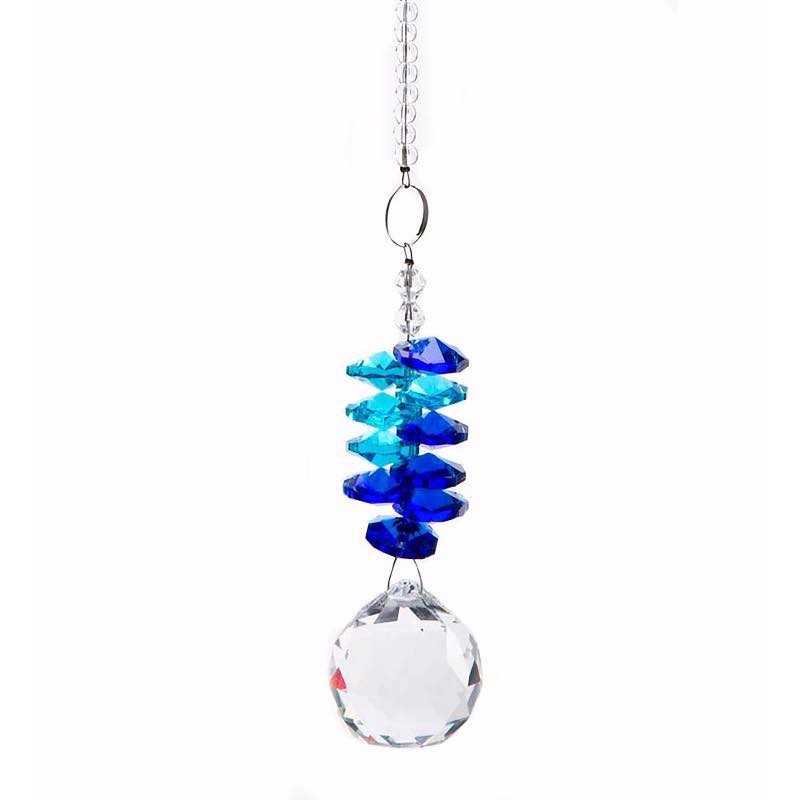 Crystal Suncatcher - Blue