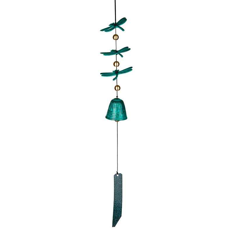 Verdigris Dragonfly Aluminum Wind Bell