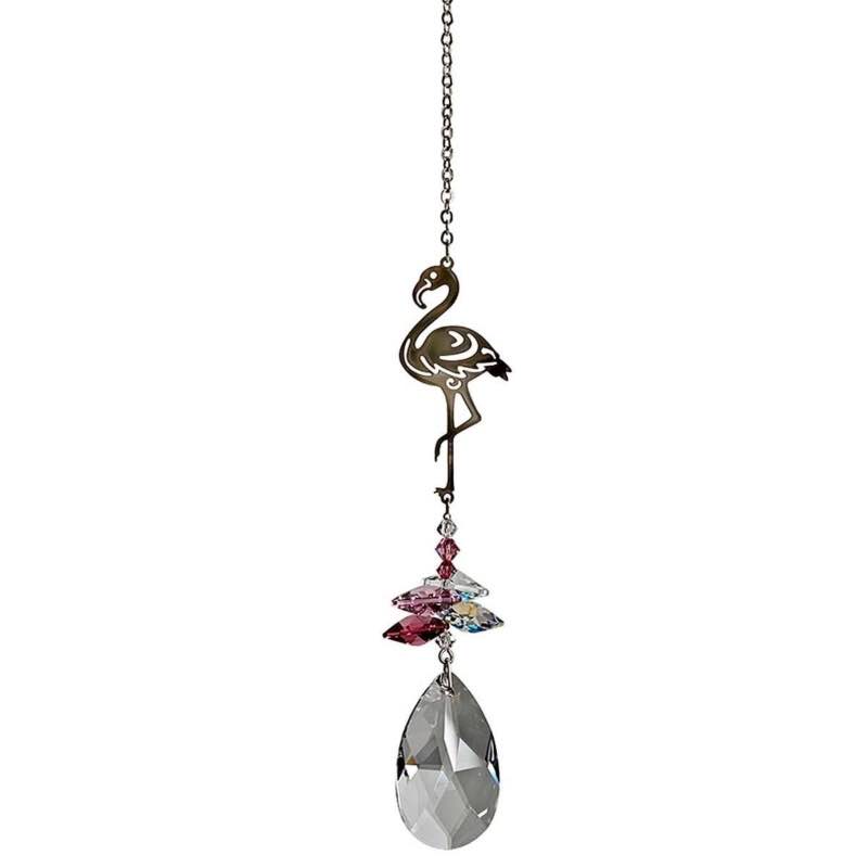 Flamingo Crystal Suncatcher