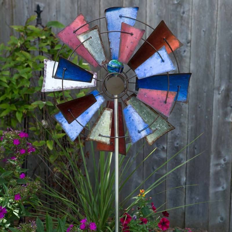 thumbnail image 2 of Wind Spinners Outdoor Metal - Large Kinetic Wind Spinner For Yard 2 of 10