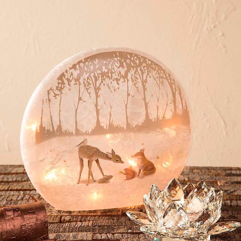 Forest Friends Lighted Tabletop Decoration