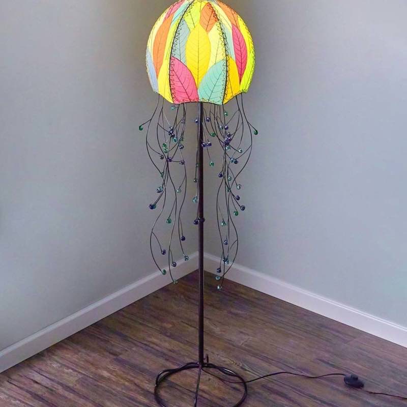 Handcrafted Jellyfish Floor Lamp