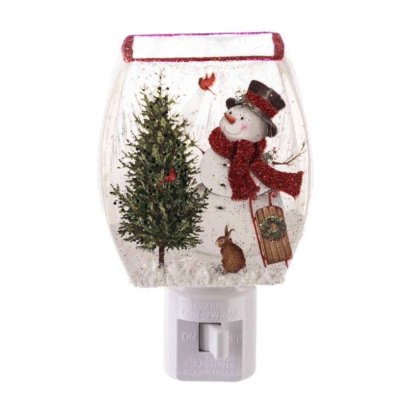 Snowman and Forest Friends Night Light