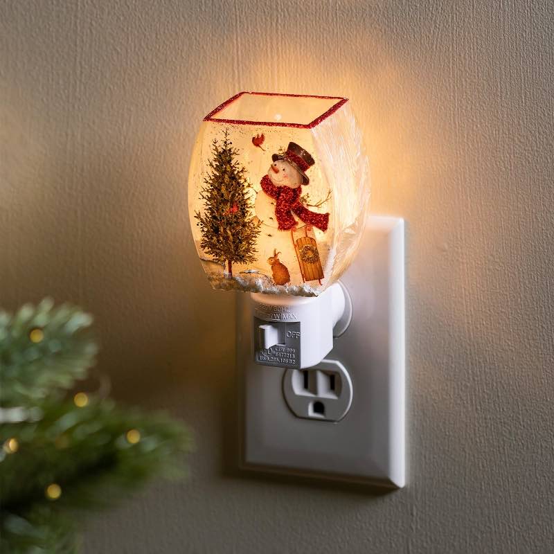 Snowman and Forest Friends Night Light