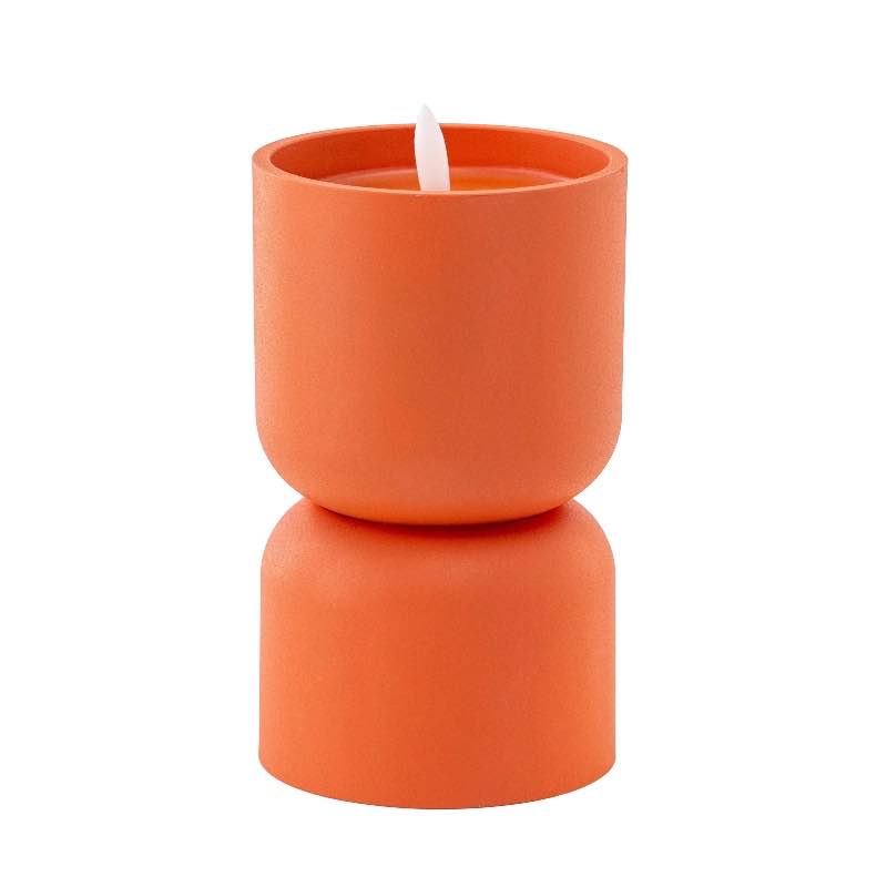 LED Outdoor Candle, Tall - Terra Cotta