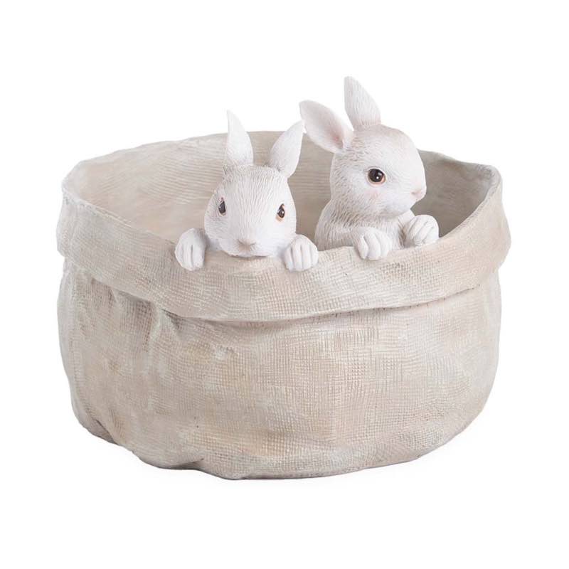 Two Bunnies Indoor/Outdoor Planter