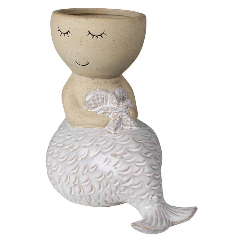 Sitting Mermaid Cachepot